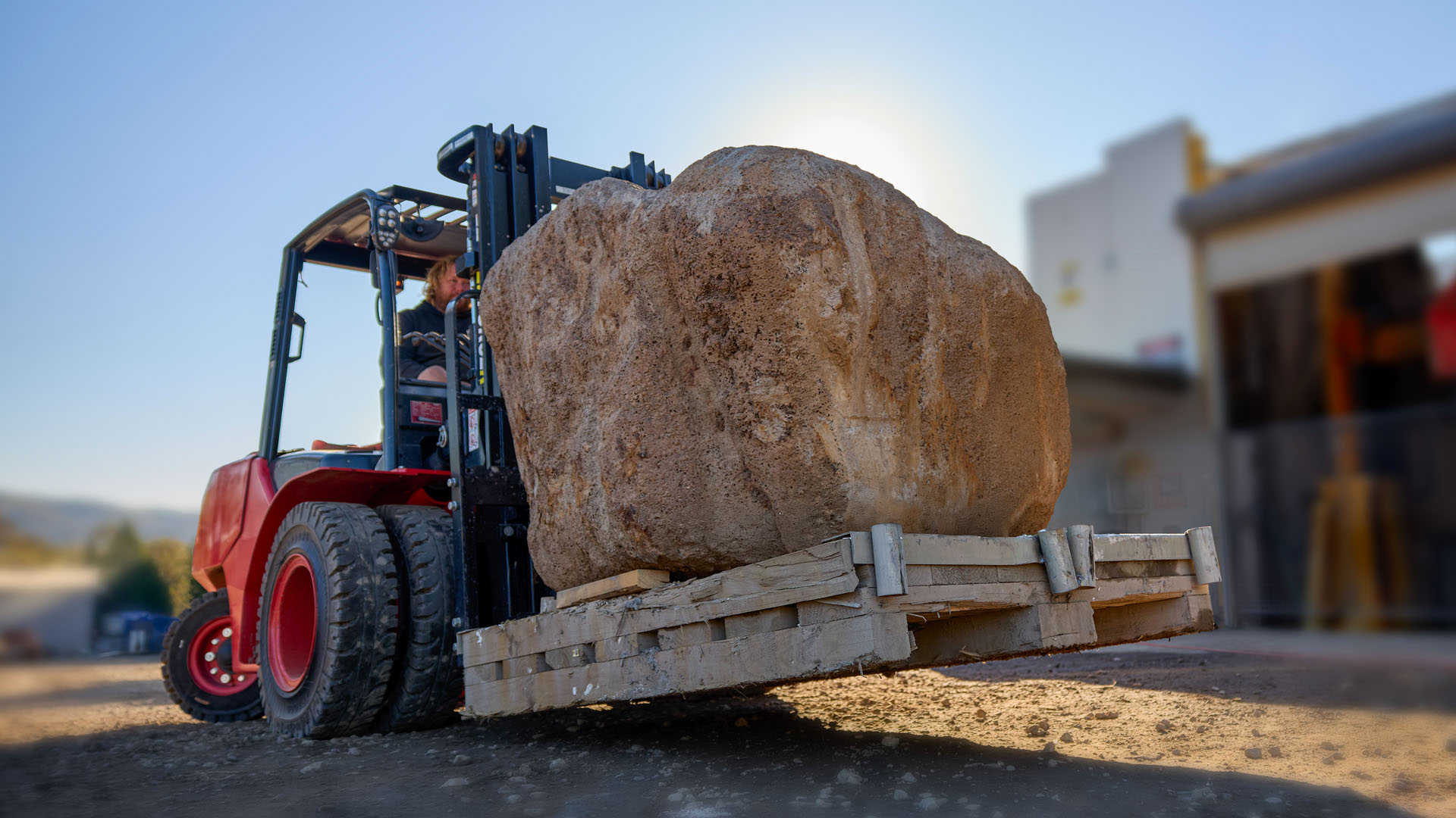Raw Edge Rock Boulder
